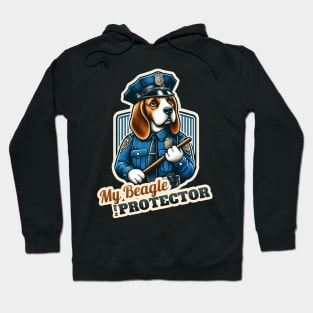 Beagle Police Hoodie
